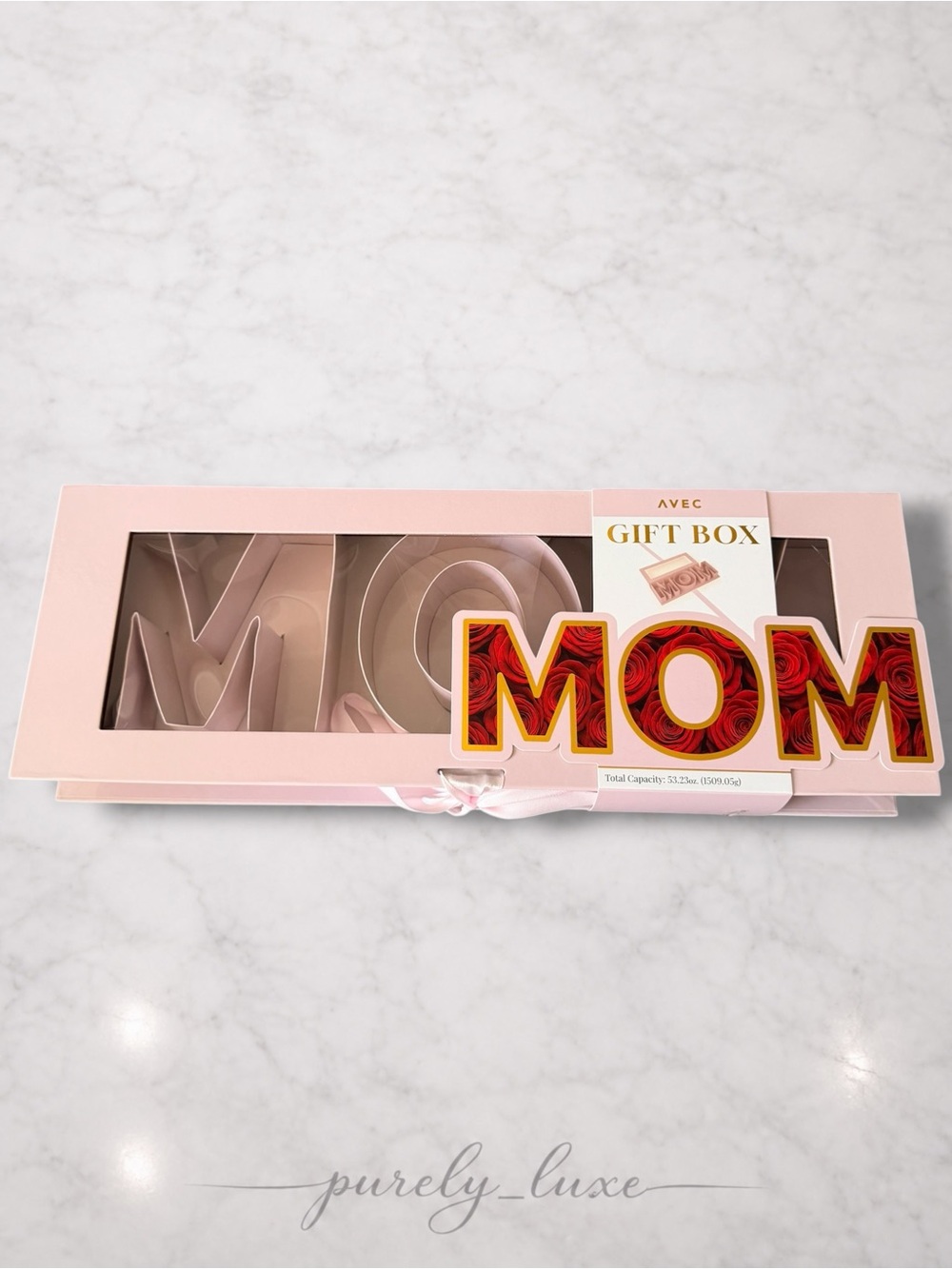 Pink 'MOM' Gift Box Set - Pink